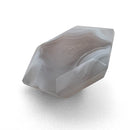Agate faceted hexagon gemstone, 5.34ct, from BC, Canada, view 7 of 10