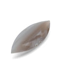 Grey Fortification Agate faceted marquise gemstone, 9.40ct, from BC, Canada, view 8 of 10