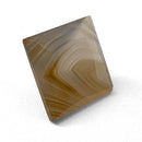 Agate faceted square step gemstone, 2.51ct, from BC, Canada, view 6 of 12