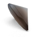 Agate faceted triangle gemstone, 2.71ct, from BC, Canada, view 8 of 10