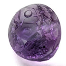 Amethyst faceted oval fantasy cut gemstone, 19.23ct, from Marabá, Pará, Brazil, view 2 of 15