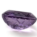 Amethyst faceted oval fantasy cut gemstone, 19.23ct, from Marabá, Pará, Brazil, view 4 of 15