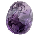Amethyst faceted oval fantasy cut gemstone, 19.23ct, from Marabá, Pará, Brazil, view 8 of 15