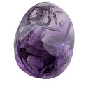 Amethyst faceted oval fantasy cut gemstone, 19.23ct, from Marabá, Pará, Brazil, view 9 of 15