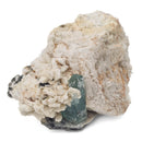 Aquamarine (Beryl) on Feldspar (Microcline) - Specimen