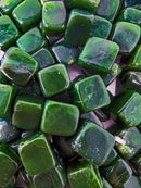 BC jade (nephrite) gloss finish tumbled stones from Northern British Columbia, Canada, grade A, close-up, view 4 of 8