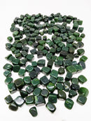 BC jade (nephrite) gloss finish tumbled stones from Northern British Columbia, Canada, grade B+, group, view 8 of 8