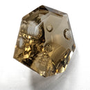Citrine faceted freeform fantasy cut gemstone, 10.00ct, from Brazil, view 10 of 13