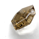 Citrine faceted freeform fantasy cut gemstone, 10.00ct, from Brazil, view 11 of 13