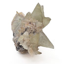 Dogtooth Calcite on Fluorite - Mineral
