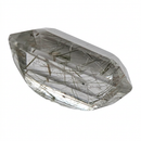 Actinolite quartz faceted emerald gemstone, 9.13ct, from Mount Breakenridge, Harrison Lake, BC, Canada, view 8 of 11