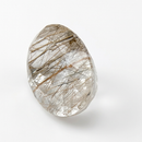 Actinolite quartz faceted oval gemstone, 10.80ct, from Mount Breakenridge, Harrison Lake, BC, Canada, view 4 of 12