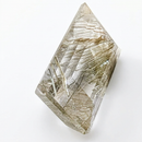 Actinolite quartz faceted rectangle gemstone, 4.30ct, from Mount Breakenridge, Harrison Lake, BC, Canada, view 5 of 11