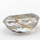 Actinolite quartz faceted oval gemstone, 3.65ct, from Mount Breakenridge, Harrison Lake, BC, Canada, view 7 of 11
