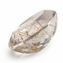 Actinolite quartz faceted oval gemstone, 17.09ct, from Mount Breakenridge, Harrison Lake, BC, Canada, view 4 of 8