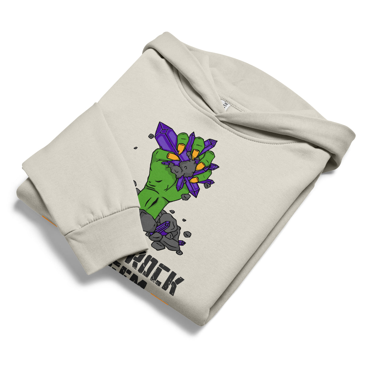 Urban Garment dyed hoodie with the classic logo.