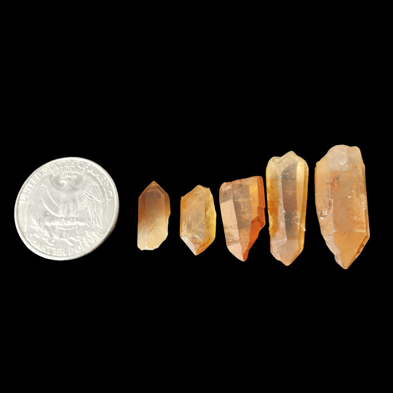 Mandarin Quartz Points - Mineral