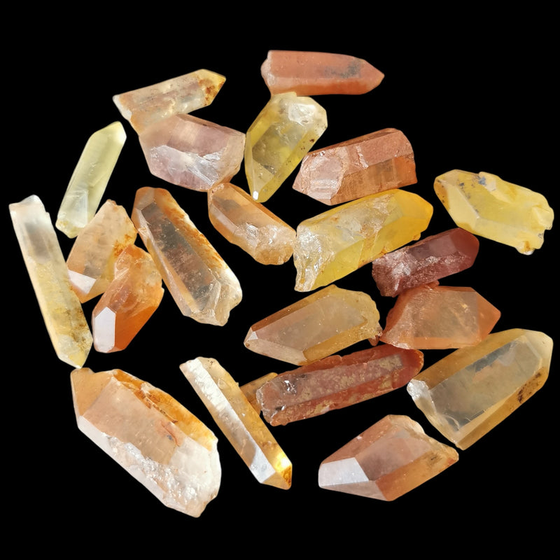 Mandarin Quartz Points - Mineral