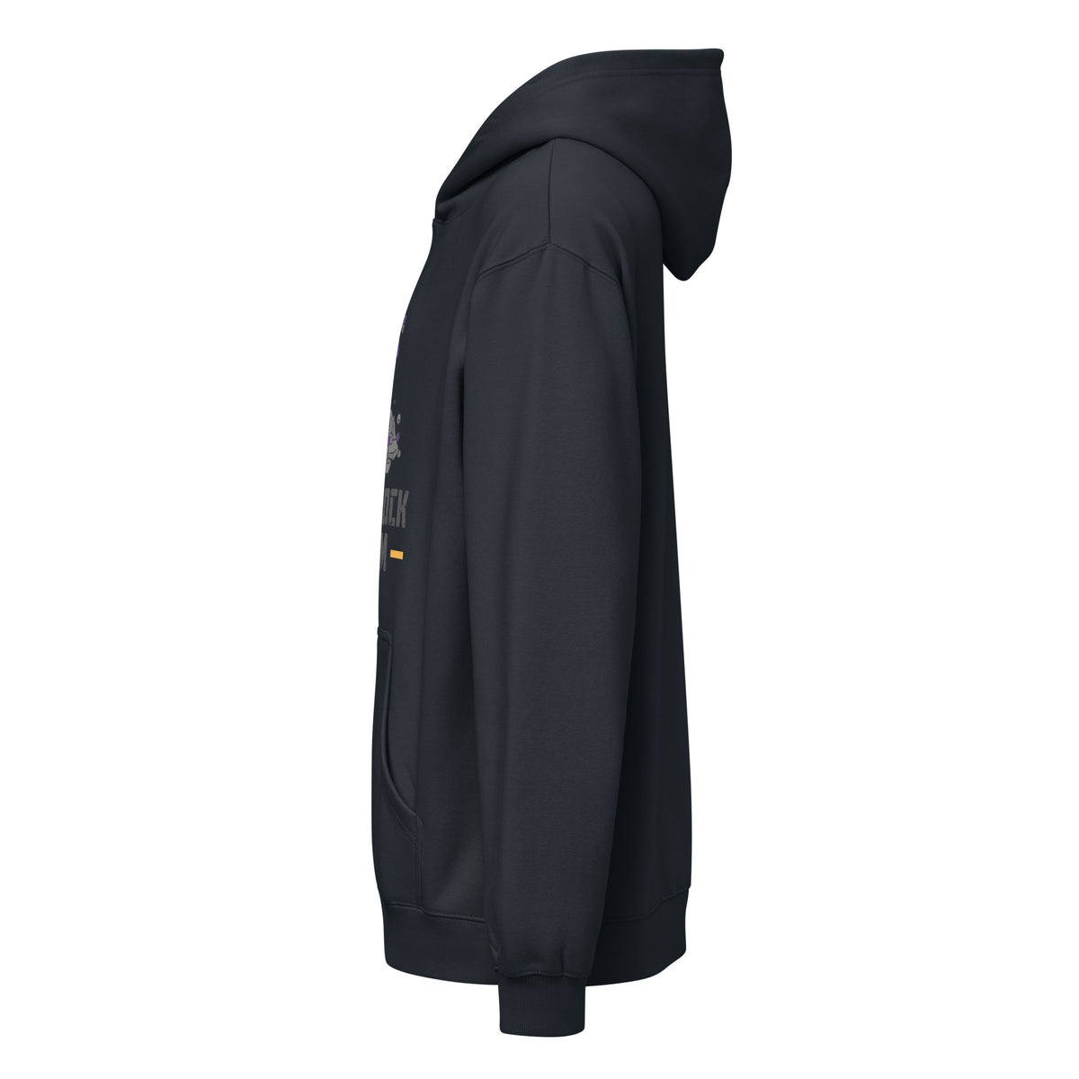 Men’s box hoodie with the classic logo.