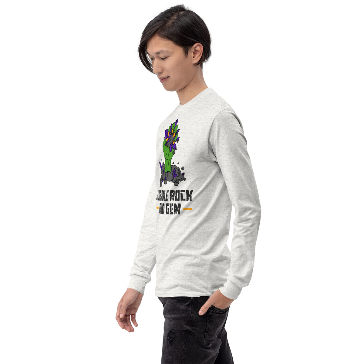 Men’s long sleeve shirt with the classic logo.