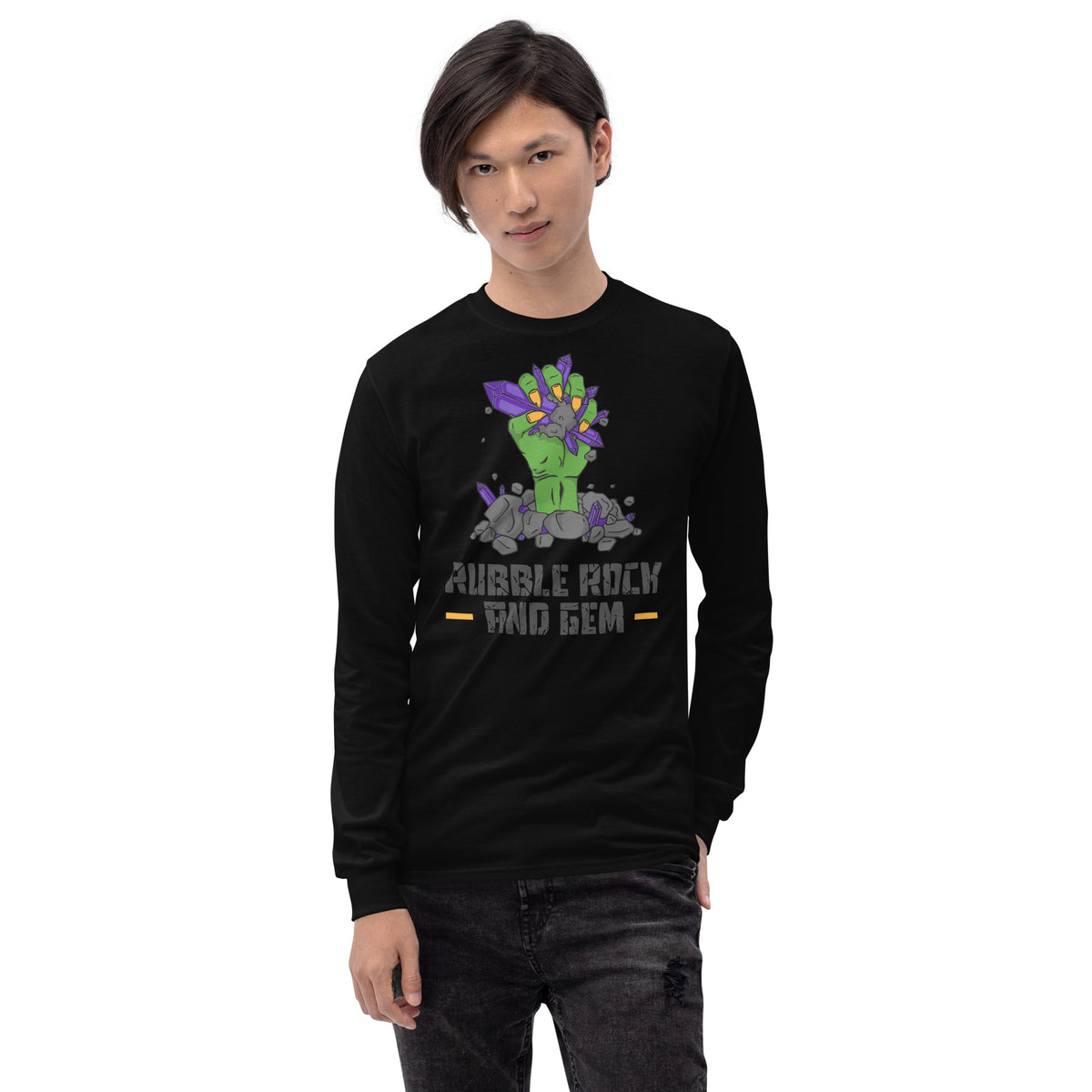 Men’s long sleeve shirt with the classic logo.