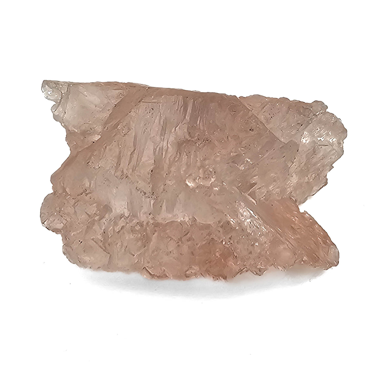 Etched Morganite specimen, a variety of beryl.