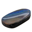 Solid Australian opal cabochon freeform gemstone, 5.06ct, from Queensland, Australia, view 4 of 8