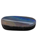 Solid Australian opal cabochon freeform gemstone, 5.06ct, from Queensland, Australia, view 5 of 8