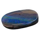Solid Australian opal cabochon freeform gemstone, 5.06ct, from Queensland, Australia, view 6 of 8