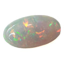 Ethiopian solid opal cabochon oval gemstone, 10.07ct, view 3 of 8