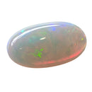 Ethiopian solid opal cabochon oval gemstone, 10.07ct, view 4 of 8