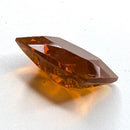 Oregon fire opal faceted cushion fantasy cut gemstone, 4.06ct, view 5 of 11