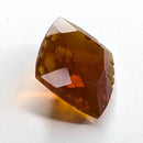 Oregon fire opal faceted cushion fantasy cut gemstone, 4.06ct, view 6 of 11