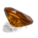 Oregon fire opal faceted round fantasy cut gemstone, 1.82ct, view 6 of 11