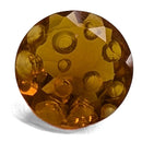 Oregon fire opal faceted round fantasy cut gemstone, 1.82ct, view 9 of 11