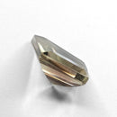 Oregon Sunstone faceted kite step cut gemstone, 3.44ct, from Plush, Oregon, on a white background, view 6 of 15