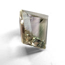 Oregon Sunstone faceted kite step cut gemstone, 3.44ct, from Plush, Oregon, on a white background, view 7 of 15