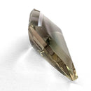 Oregon Sunstone faceted kite step cut gemstone, 3.44ct, from Plush, Oregon, on a white background, view 10 of 15