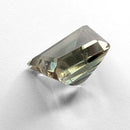 Oregon Sunstone faceted kite step cut gemstone, 3.44ct, from Plush, Oregon, on a white background, view 13 of 15
