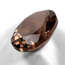 Oregon Sunstone faceted oval cut gemstone, 1.81ct, from Plush, Oregon, on a white background, view 6 of 11