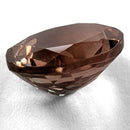 Oregon Sunstone faceted oval cut gemstone, 1.81ct, from Plush, Oregon, on a white background, view 7 of 11