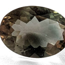 Oregon Sunstone faceted oval cut gemstone, 1.86ct, from Plush, Oregon, on a white background, view 3 of 10