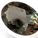 Oregon Sunstone faceted oval cut gemstone, 1.86ct, from Plush, Oregon, on a white background, view 4 of 10