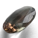 Oregon Sunstone faceted oval cut gemstone, 1.86ct, from Plush, Oregon, on a white background, view 8 of 10