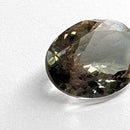 Oregon Sunstone faceted oval cut gemstone, 1.89ct, from Plush, Oregon, on a white background, view 5 of 10