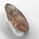 Oregon Sunstone faceted oval fantasy cut gemstone, 2.20ct, from Plush, Oregon, on a white background, view 9 of 11