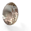 Oregon sunstone faceted oval gemstone, 1.70ct, view 6 of 10