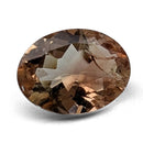 Oregon sunstone faceted oval gemstone, 3.06ct, view 6 of 6