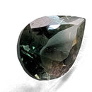 Oregon Sunstone faceted pear cut gemstone, 0.59ct, from Plush, Oregon, on a white background, view 5 of 8
