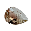 Oregon sunstone faceted pear fantasy cut gemstone, 4.88ct, view 3 of 10